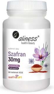 Aliness, Szafran Safrasol 2%/10% 30 мг - 90 таблеток