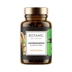 Botanic, Пищевая добавка Skinfood, Ашваганда, 30 шт.
