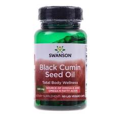 Swanson, Масло семян черного тмина 500 мг, 60 капсул