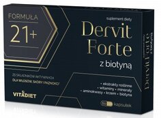 VitaDiet Дервит Форте с биотином 60 капсул. Для волос