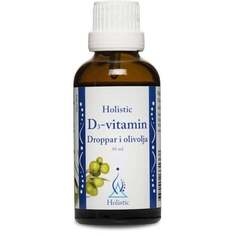 Витамин D3 + Оливковое масло в каплях (50 мл) Holistic