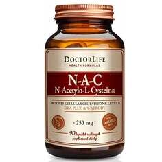 Doctor Life, N-A-C n-ацетил-l-цистеин 500 мг, 60 капсул