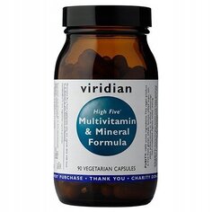 Viridian, формула мультивитаминов и минералов, 90 капсул.