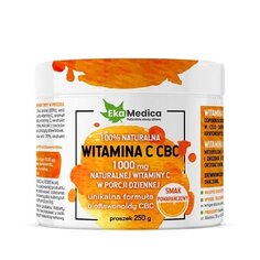 EkaMedica, Натуральный витамин С из фруктов 1000 мг, 250 г