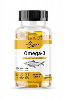 Vitalmax, Омега-3, 1000 мг витамина Е, Dha EPA, 60 капсул.