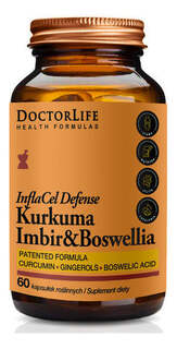 Doctor Life, Cell Defense Infla, пищевая добавка, 60 капсул.