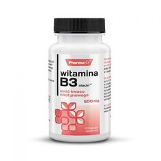 Витамин B3 Ниацин Ниацин никотинамид 500мг 60 капсул Pharmovit