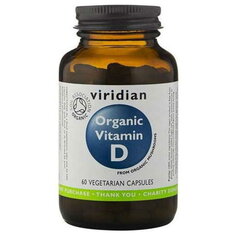 Органический витамин D Органический витамин D 60 капсул Viridian