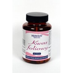 Humavit Folic Acid B6, B12, E, пищевая добавка, 60 таблеток Varia