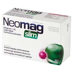 NeoMag Slim+B6, магний, витамин B6, контроль веса! Aflofarm Farmacja