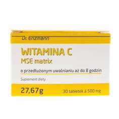 Доктор Enzmann, Матрица витамина С MSE 500 мг, 30 таблеток Mito Pharma