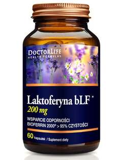 Doctor Life, Лактоферрин blf 100мг БАД для поддержки иммунитета 60 капсул
