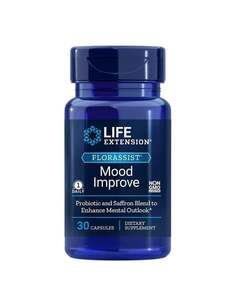 Life Extension, Биологически активная добавка Florassist Mood Improve, 30 капсул