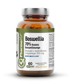 Босвеллия 70% босвеллиевая кислота, экстракт ладана индийского 350 мг, 60 капсул, Фармовит Jantar