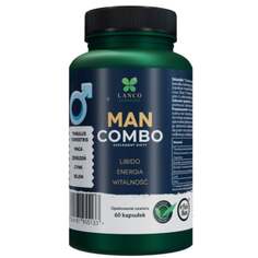 Man Combo, Добавка для либидо, тестостерона, жизненной силы и мужской энергии, 60 капсул. Lanco Nutrition