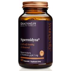 Doctor Life, Биологически активная добавка Spermidyna, поддерживающая здоровье клеток, 60 капсул