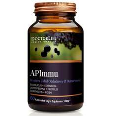 Биологически активная добавка APImmu для поддержки дыхательной системы и иммунитета 60 капсул Doctor Life