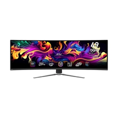 Изогнутый игровой монитор MSI MPG 491CQP QD-OLED, 49&quot;, DQHD 5120x1440, 144 Гц, QD-OLED, черный