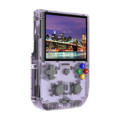 Портативная игровая консоль Anbernic RG405V, 4 ГБ/128 ГБ, Unisoc Tiger T618, прозрачный фиолетовый
