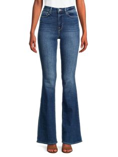 Расклешенные джинсы Bell с высокой посадкой L&apos;Agence, цвет Toledo Lagence