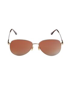 Солнцезащитные очки-авиаторы 59MM Tom Ford, золото