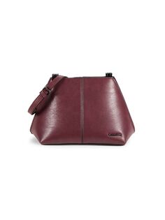 Миниатюрная сумка через плечо из гранита Calvin Klein, цвет Deep Rouge