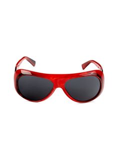 Овальные солнцезащитные очки Marmion 59MM Alain Mikli, красный