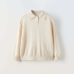 Джемпер Zara True Neutrals Wool Blend, экрю