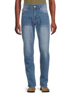 Свободные прямые джинсы Ricky с высокой посадкой True Religion, темно-синий