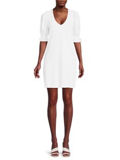 Комбинированное платье-футляр Mirrim Nation Ltd, цвет Optic White