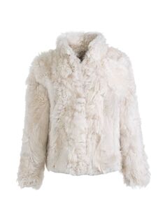 Куртка из овчины классического кроя Made For Generations Toscana Wolfie Furs, цвет Marble Beige