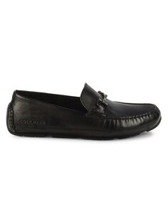 Кожаные лоферы Grand.OS Wyatt Cole Haan, черный