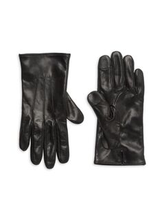 Кожаные технические перчатки Portolano, черный