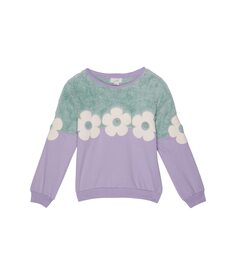 Худи PEEK, Floral French Terry &amp; Sherpa Pull-On Top