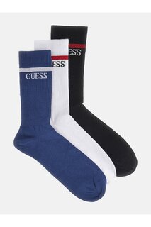 Набор мужских носков из трех предметов Guess, разноцветный