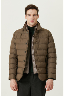 Норковая куртка на молнии с боковыми карманами Network, коричневый