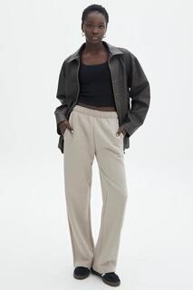 Бежевые базовые спортивные штаны с широкими штанинами Mg1916 Madmext, бежевый