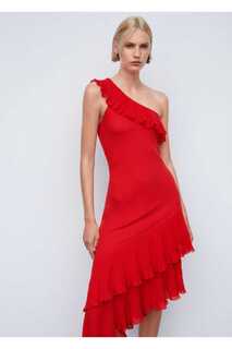 Платье -- Mango, красный
