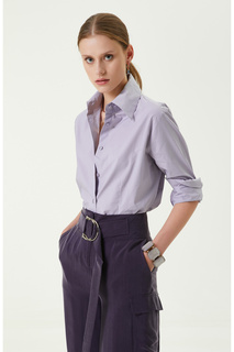 Сиреневая рубашка с длинным рукавом Network, фиолетовый