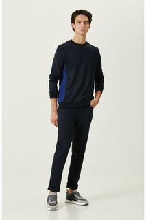 Темно-синие повседневные брюки с боковыми карманами Network, темно-синий