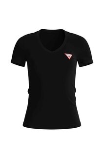 Женская футболка приталенного кроя Mini Triangle Guess, черный