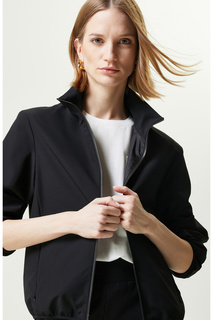 Черное пальто N-Tech на молнии с капюшоном Network, черный