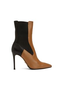 Черные женские кожаные ботинки Camel Network, коричневый