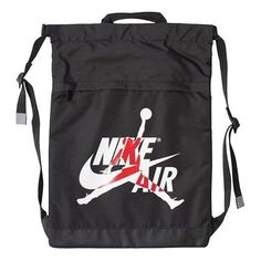 Сумка Air Jordan Jumpman Classic Gymsack &apos;Black&apos;, черный Nike