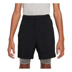 Шорты (PS) Nike Yoga 2-in-1 Training Shorts &apos;Black&apos;, черный