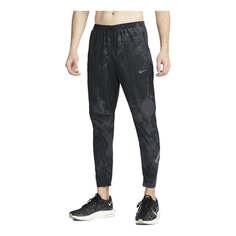 Брюки Nike Reflective Quick-Drying Running Training Breathable Sports Cuff Pants &apos;Black&apos;, черный