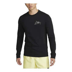 Толстовка Nike Sportswear Long Sleeve T-shirt &apos;Black&apos;, черный