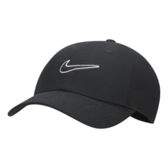 Кепка Nike Club Unstructured Swoosh Cap &apos;Black&apos;, черный