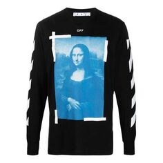 Толстовка Off-White Mona Lisa Long-Sleeve T-Shirt &apos;Black&apos;, черный