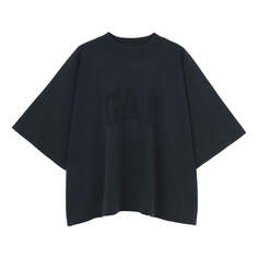 Футболка YEEZY Gap x Balenciaga Dove 3/4 Sleeve Tee &apos;Washed Black&apos;, черный